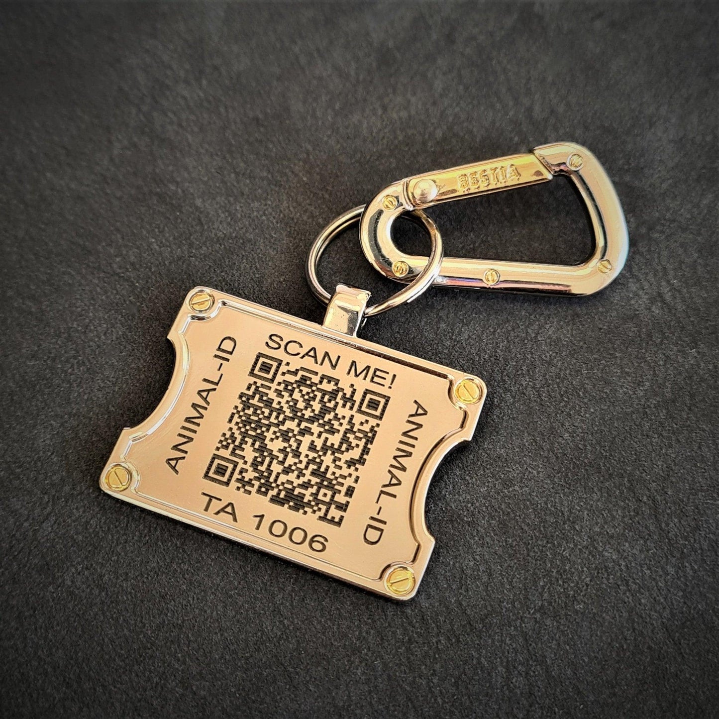 Bestia QR identifikacijska pločica za pse