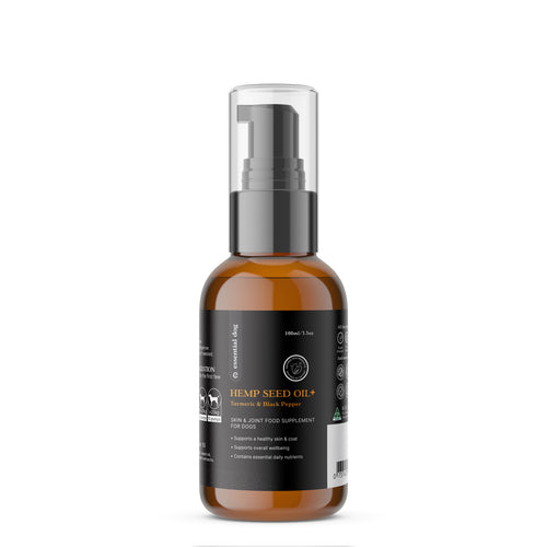 Hemp Oil for Dogs with Turmeric Black Pepper