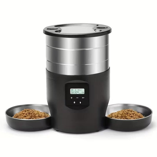 4.5L Stainless Steel Smart Automatic Pet Feeder